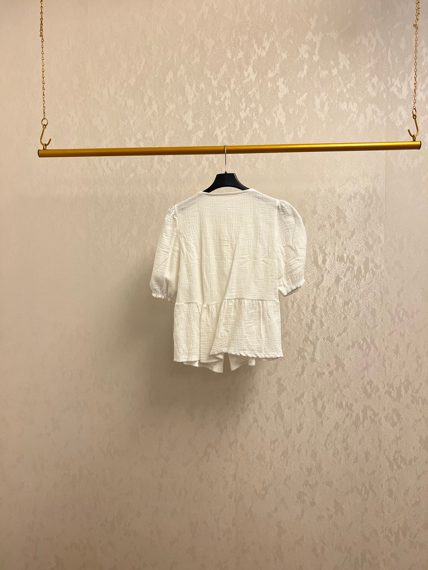 Musselin-Strick-T-Shirt Zena
