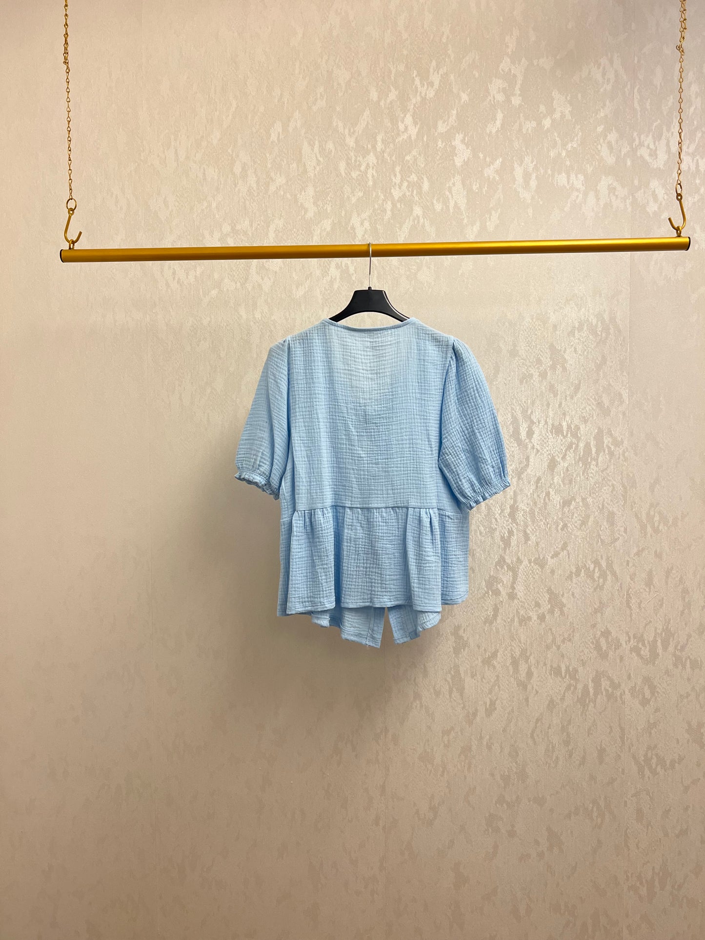 Musselin-Strick-T-Shirt Zena