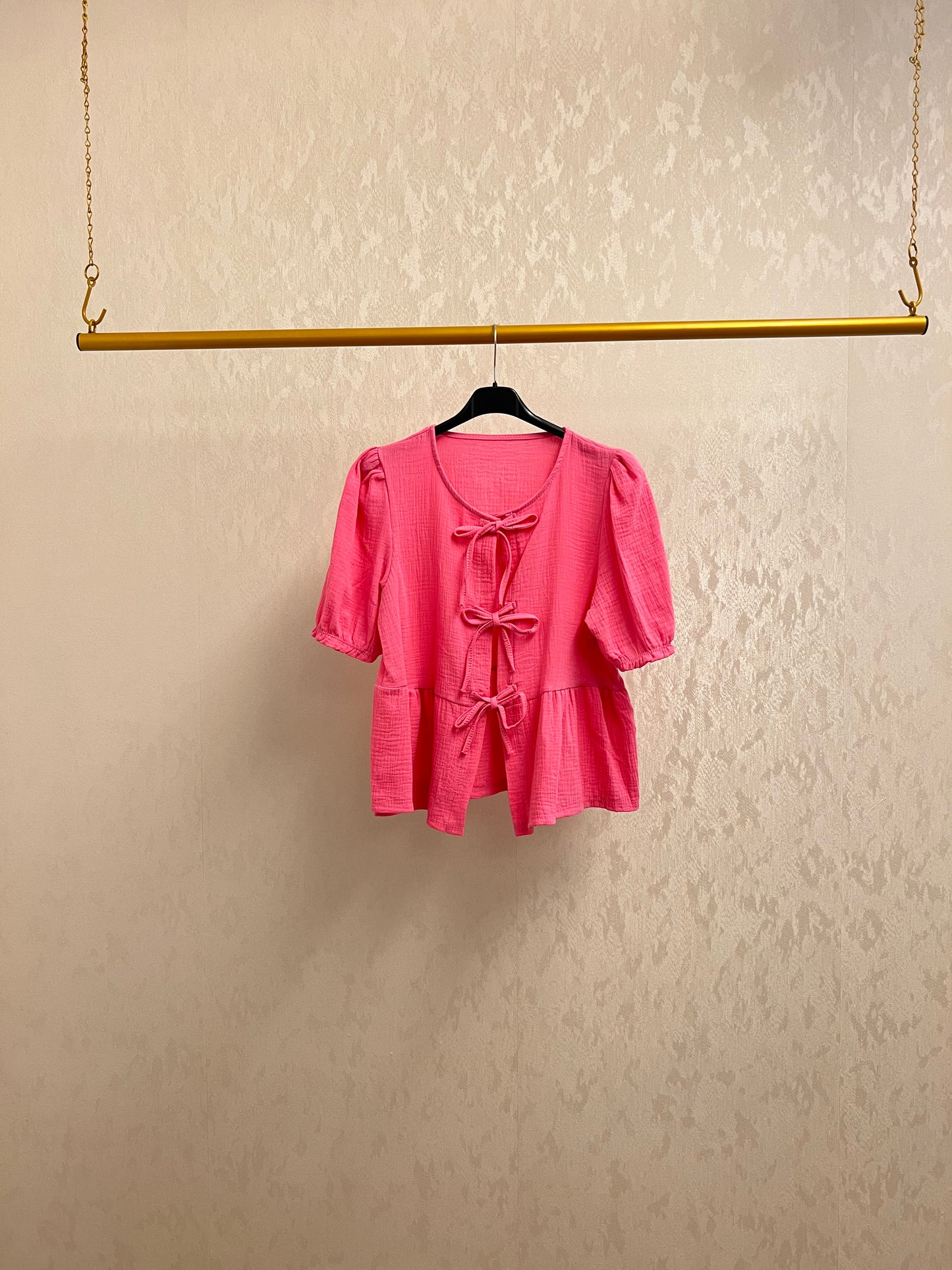 Musselin-Strick-T-Shirt Zena