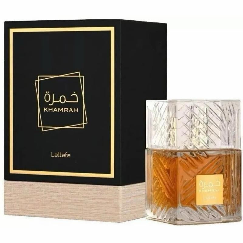 Lattafa Khamrah 100ml - Elegantes Parfüm mit Luxusdesign und subttilen Duftnoten für besondere Anlässe