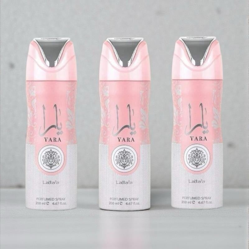 3x 200ml Lattafa Parfüm Deo Spray , Body Spray für Damen Vorratspreis