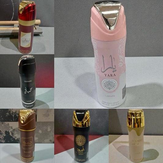 Lattafa Parfüm Deo Spray , Body Spray für Damen und Herren Exklusive Düfte für tägliche Nutzung Perfekt für Geschenke und persönliche Nutzung