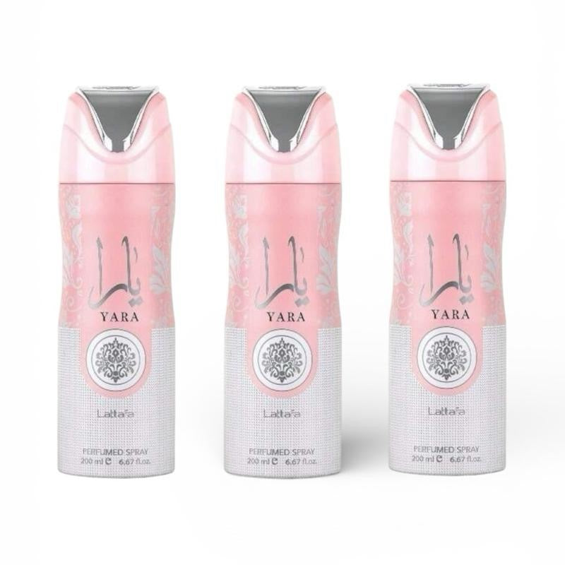 3x 200ml Lattafa Parfüm Deo Spray , Body Spray für Damen Vorratspreis