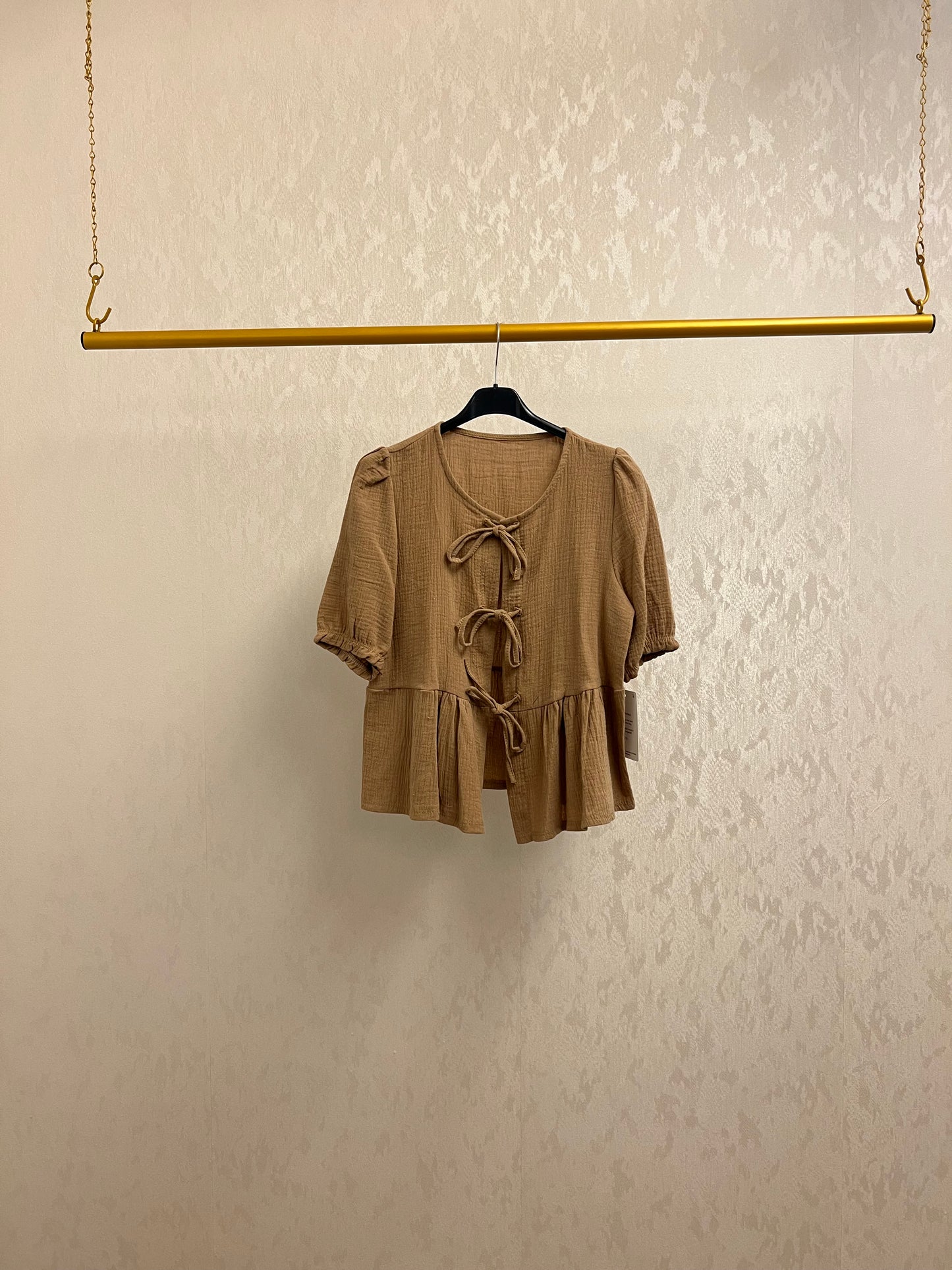Musselin-Strick-T-Shirt  Zena