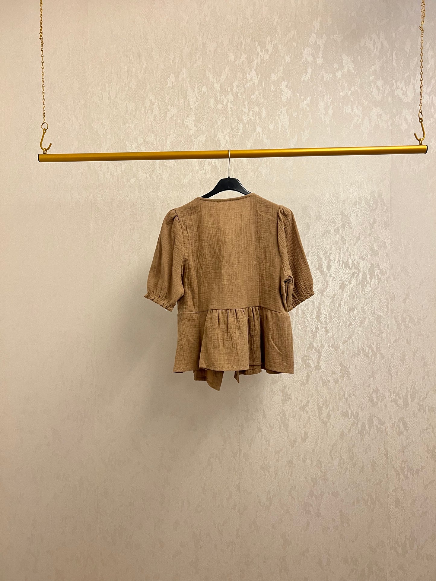 Musselin-Strick-T-Shirt  Zena