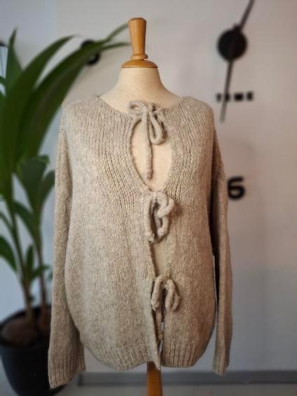 Cardigan "Mulan" beige