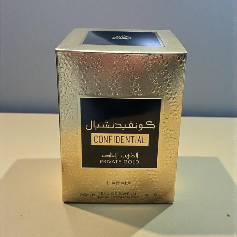 Lattafa Confidential Private Gold Eau de Parfum 100ml - Luxuriöses Parfüm für Damen und Herren