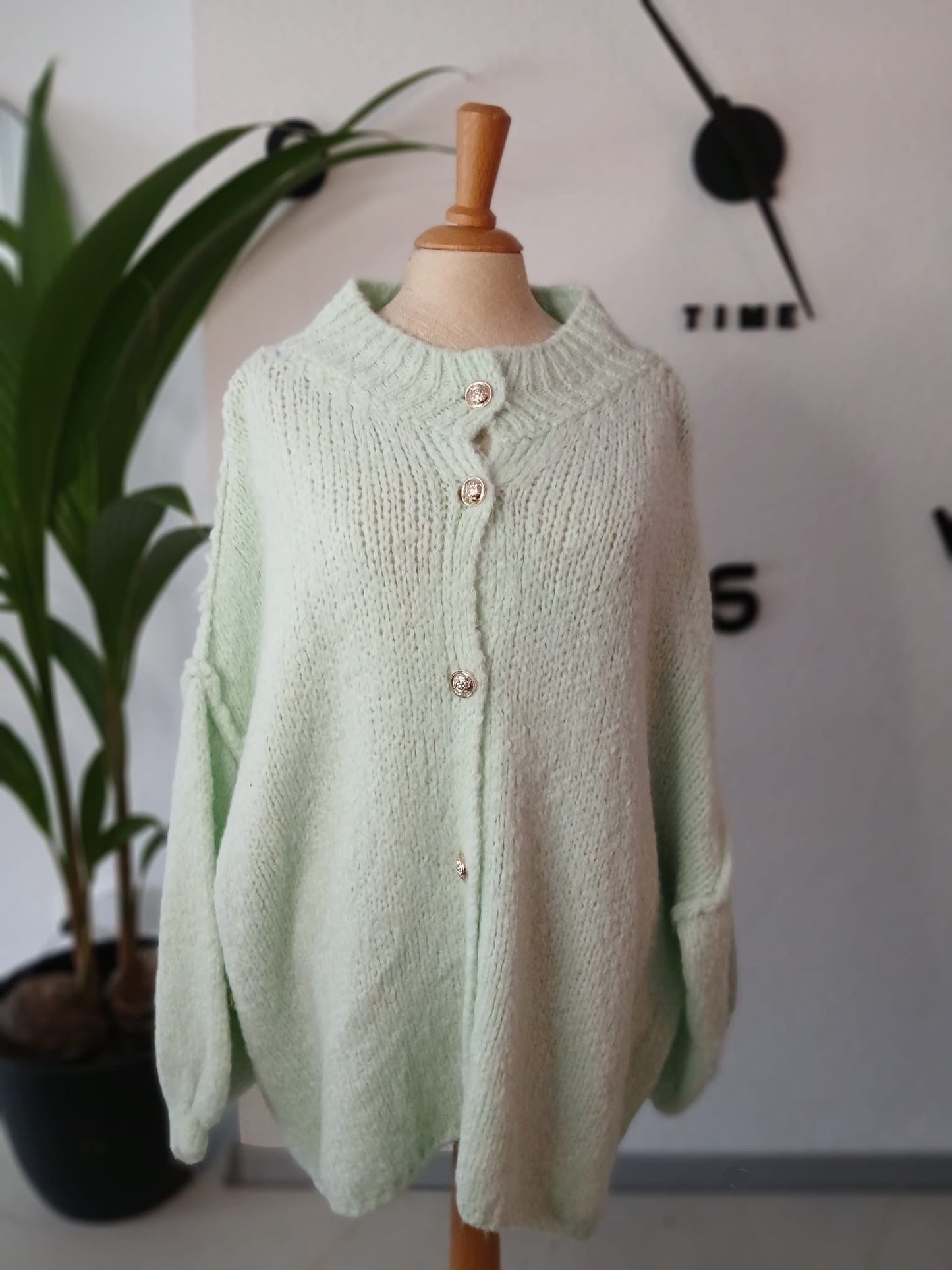 Cardigan "Sisi" Mint-Grün